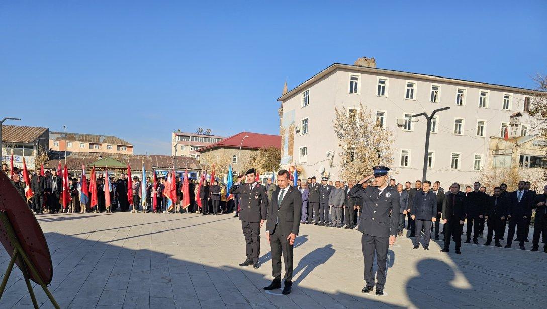 10 KASIM ATATÜRK'Ü ANMA GÜNÜ CELENK SUNMA TÖRENİ 